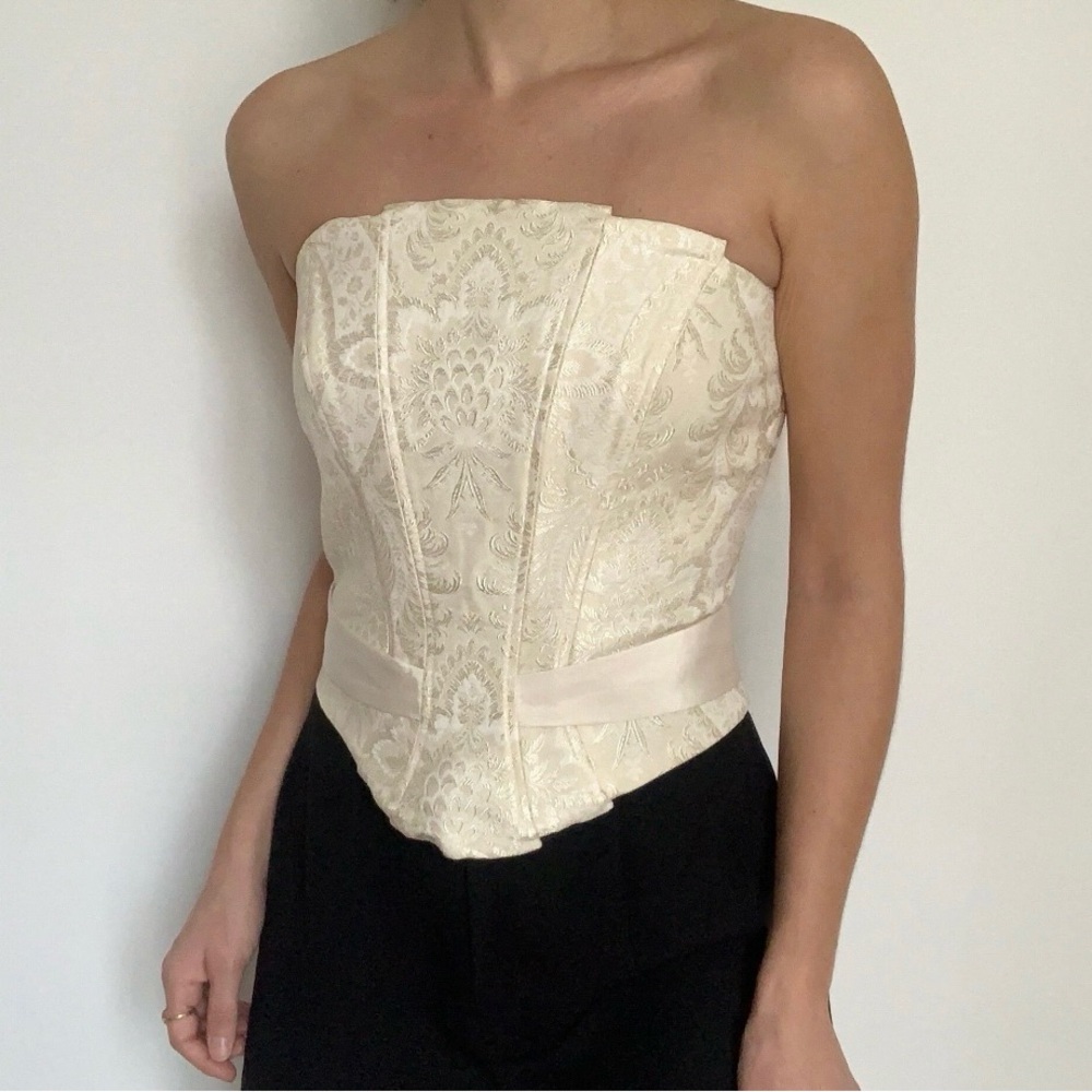 Cream Bustier